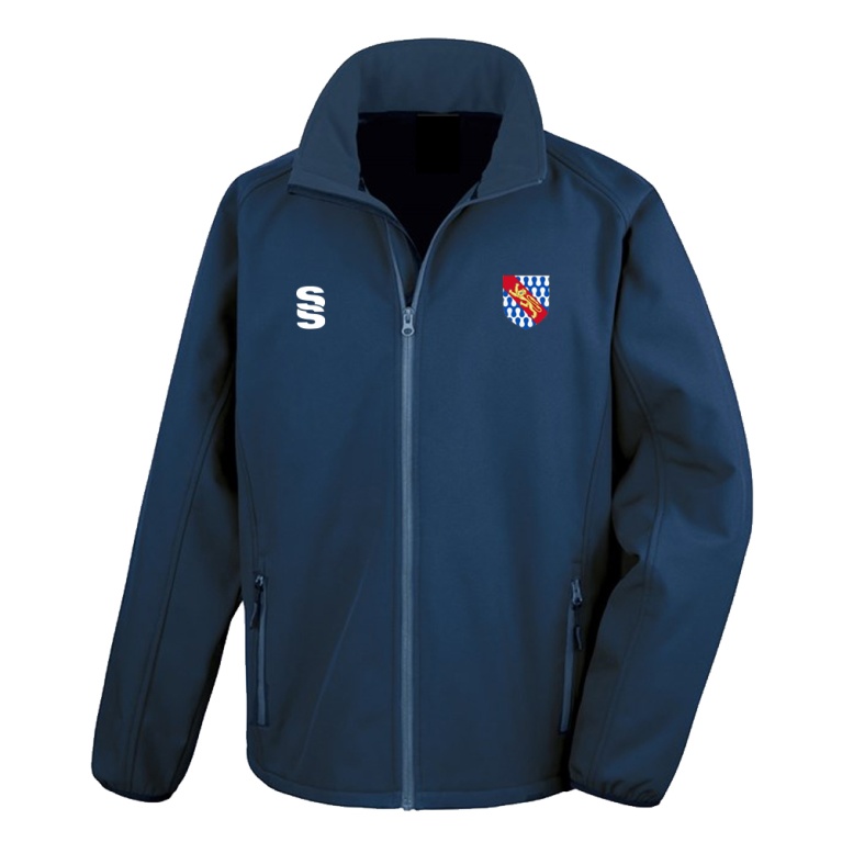 Haberdashers’ Co - Core Printable Softshell Jacket : Navy