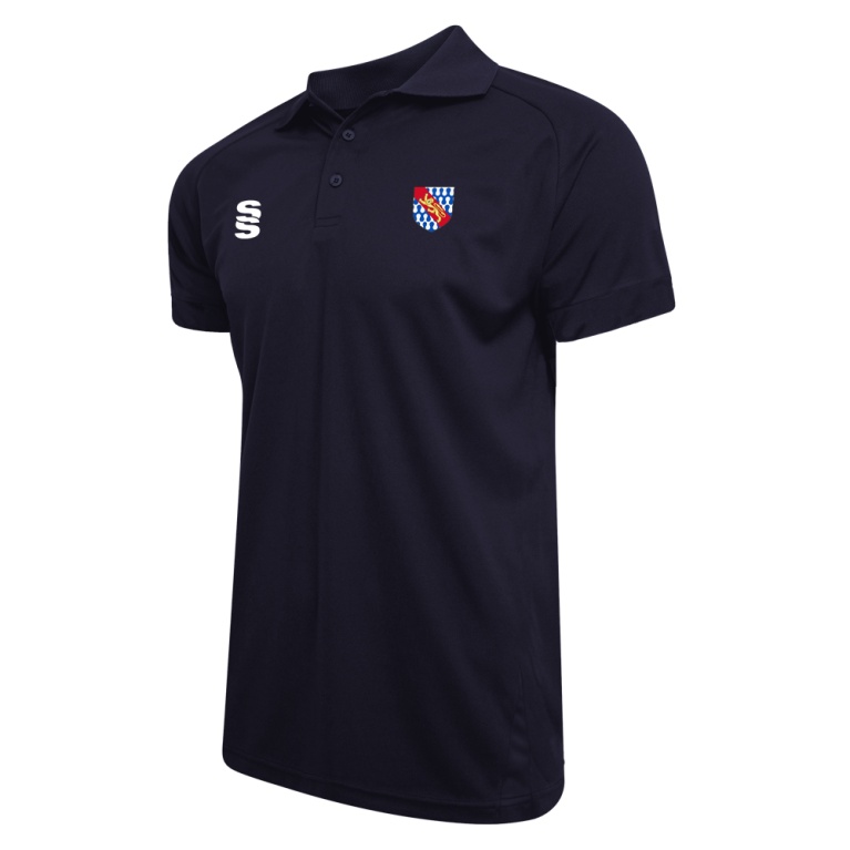 Haberdashers’ Co - Women's Dual Solid Colour Polo : Navy